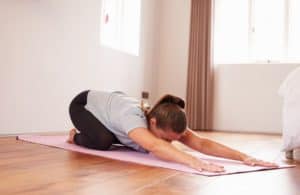 yoga and chronic fatigue childs pose