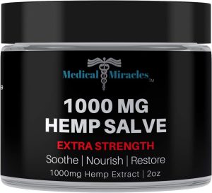 Medical Miracles Hemp Pain Cream Salve - 3000mg Extra Strength Hemp Extract