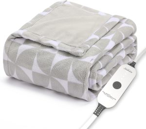 Sunbeam Velvet Plush Heated Throw