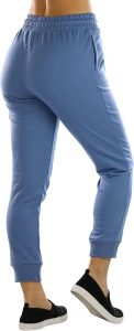 ToBeInStyle Women’s Drawstring Waistband French Terry Capri Jogger Pants