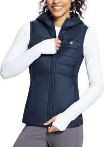 Sarin Mathews Womens Packable Ultra Lightweight Down Vest&nbsp;