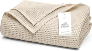 BOLL & BRANCH Waffle Bed Blanket