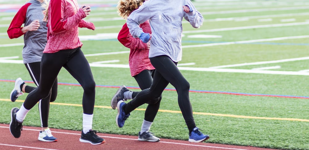 examples chronic illness - women running on track